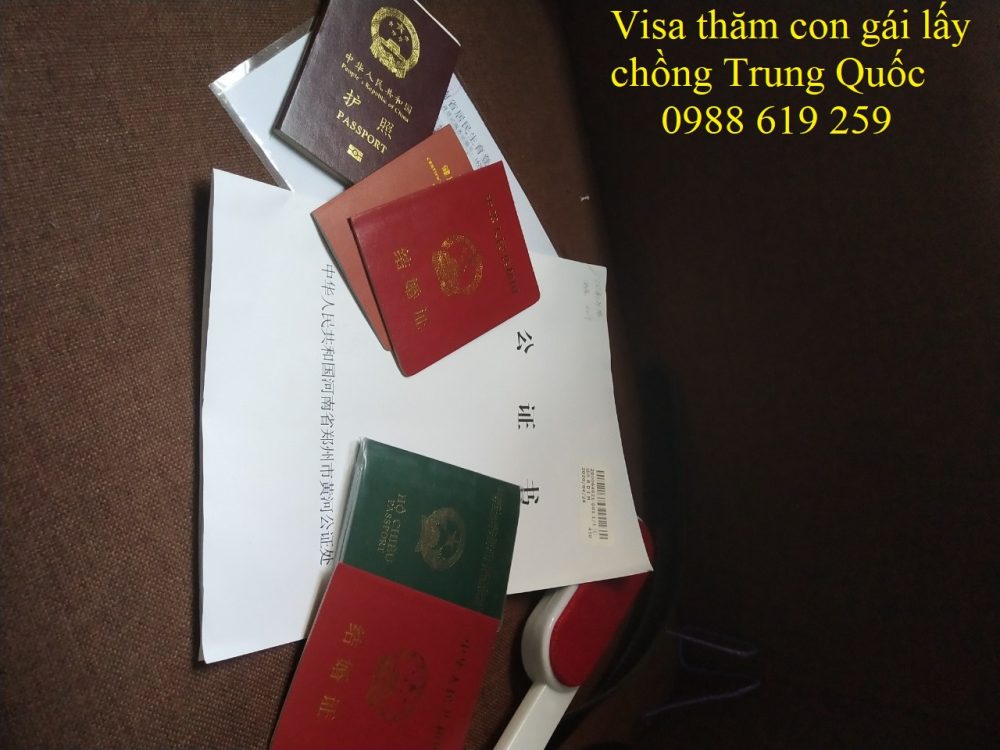 Xin visa sang thăm con gái lấy chồng Trung Quốc