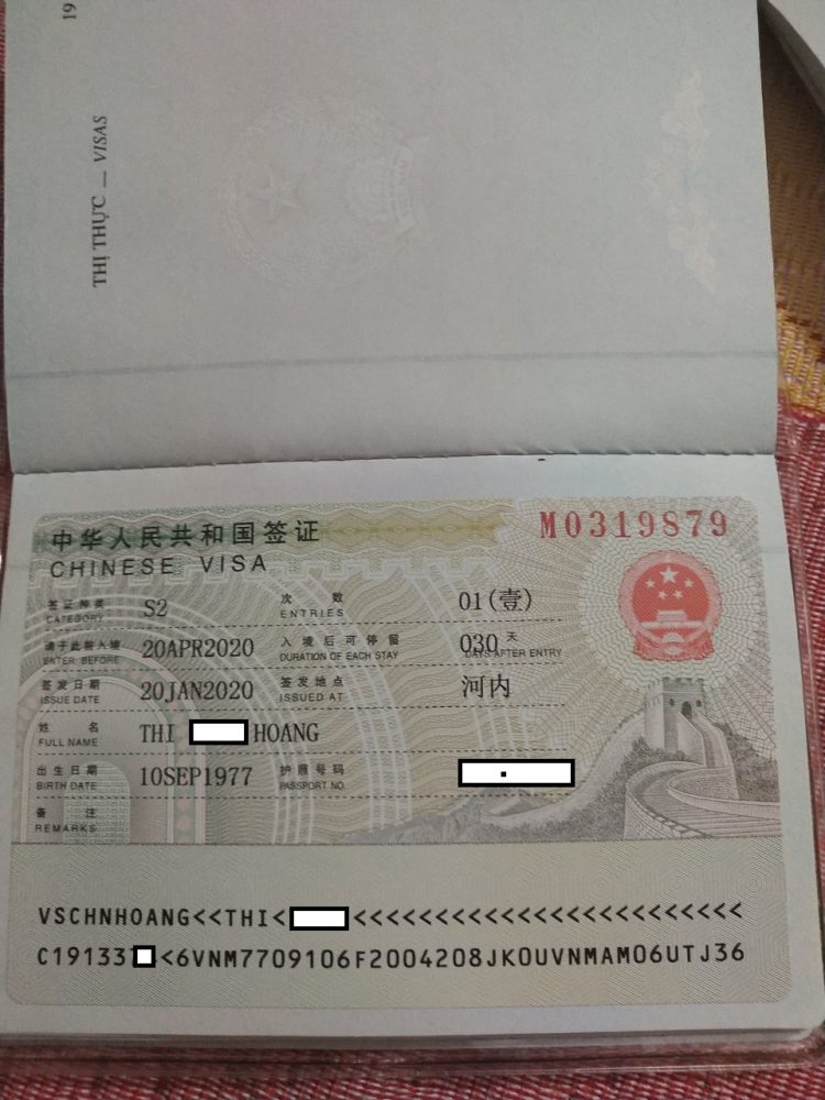 Visa S2 | Câu hỏi phỏng vấn xin visa kết hôn Trung Quốc