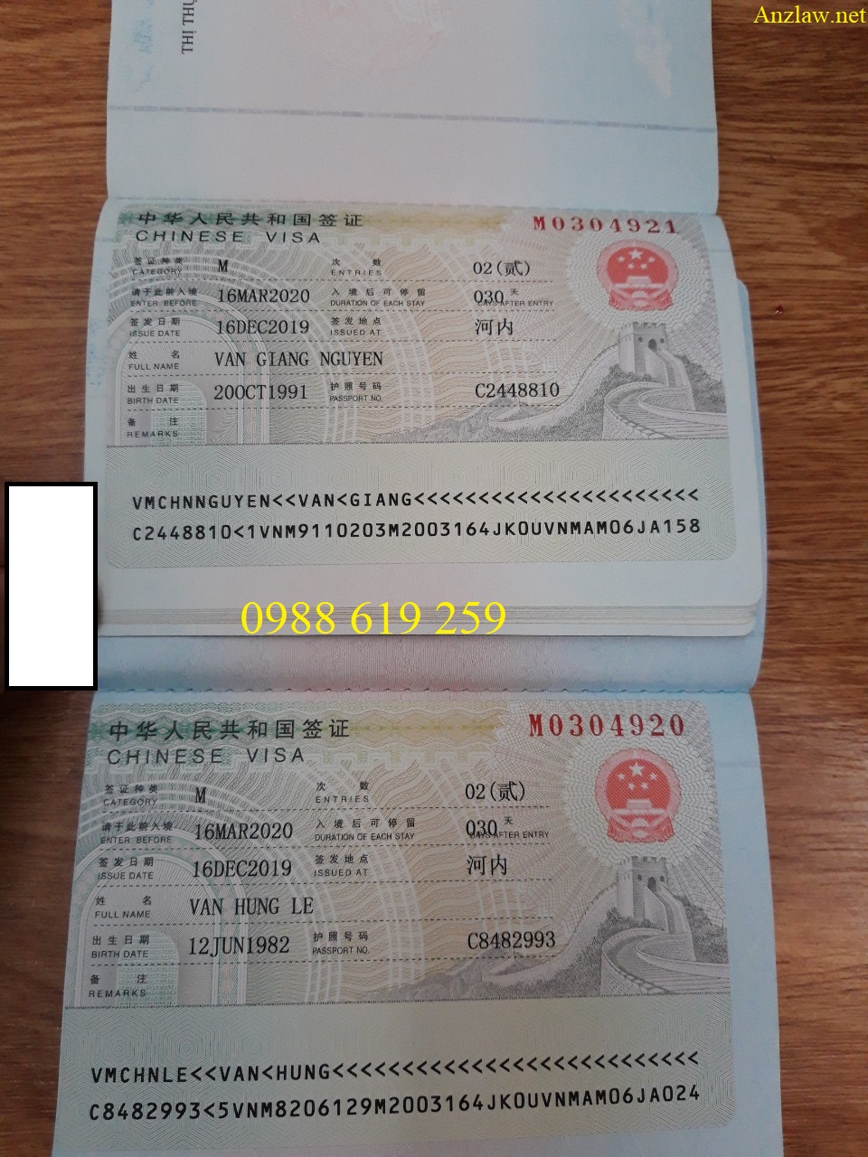 Hướng dẫn xin visa thương mại Trung Quốc