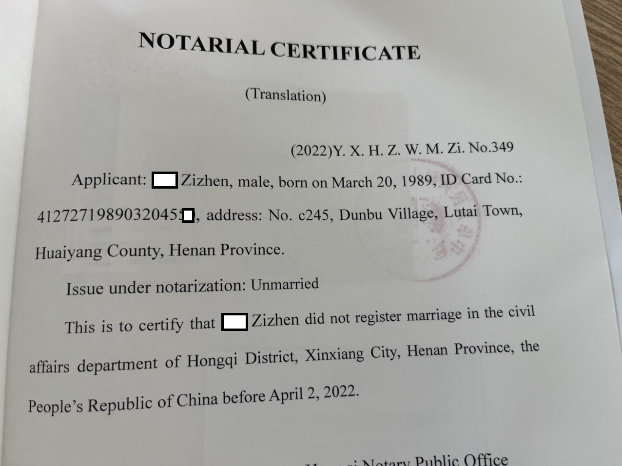 Giấy tờ để thực hiện thủ tục kết hôn với người Trung tại Việt Nam