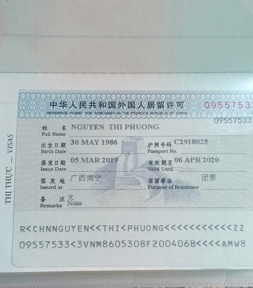 Giấy tờ cần chuẩn bị khi xin visa kết hôn Trung Quốc 