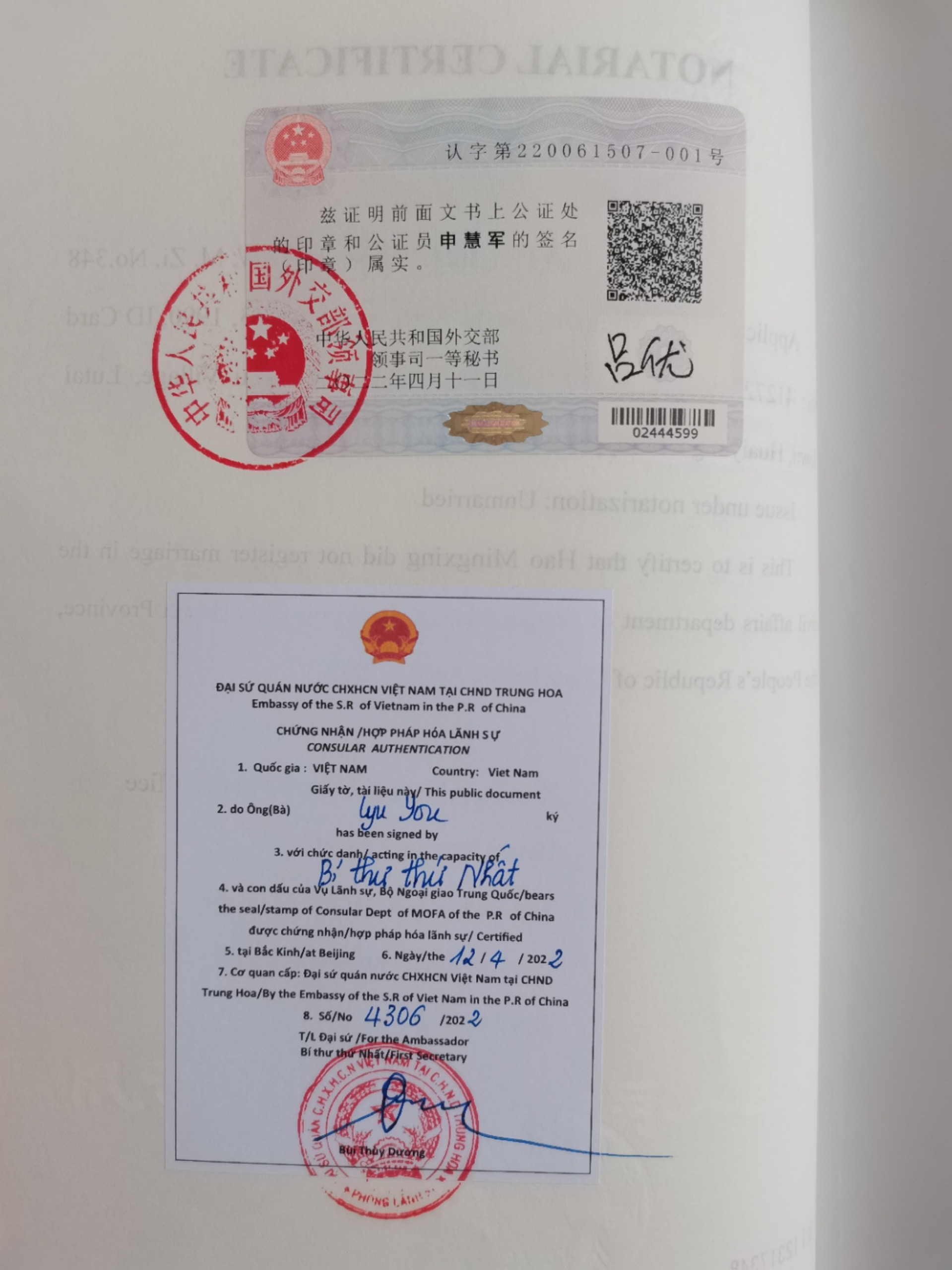 Kết hôn tại Trung Quốc có phải đăng ký tại Việt Nam không?
