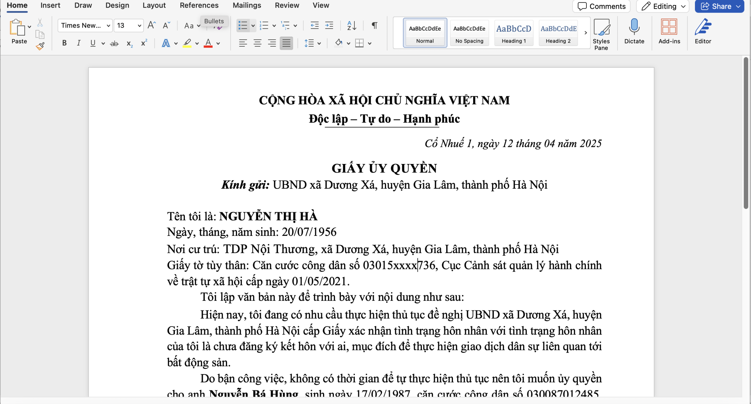 Giấy ủy quyền xin cấp Giấy xác nhận tình trạng hôn nhân Giấy ủy quyền xin cấp Giấy xác nhận tình trạng hôn nhân