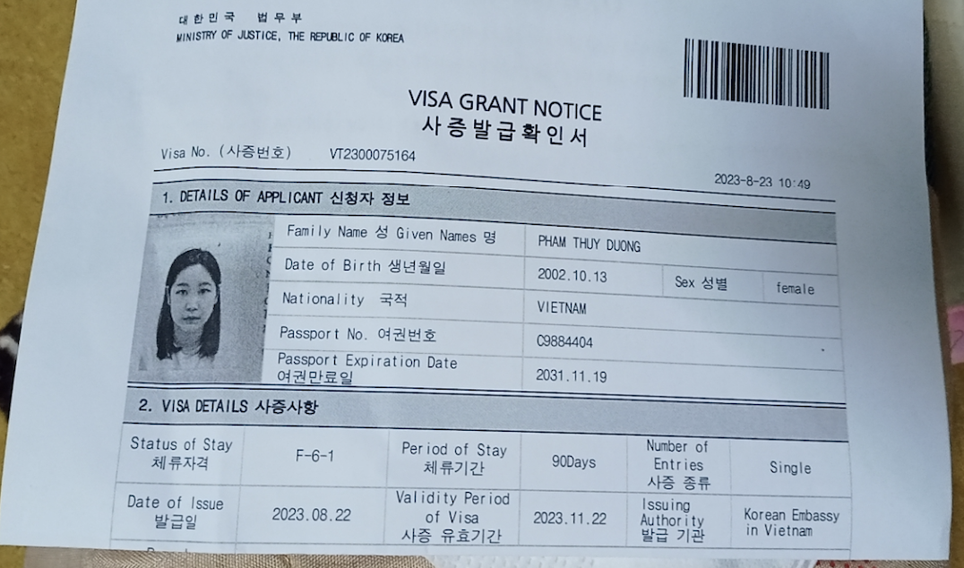 Miễn chứng chỉ tiếng Hàn khi xin visa kết hôn Hàn Quốc