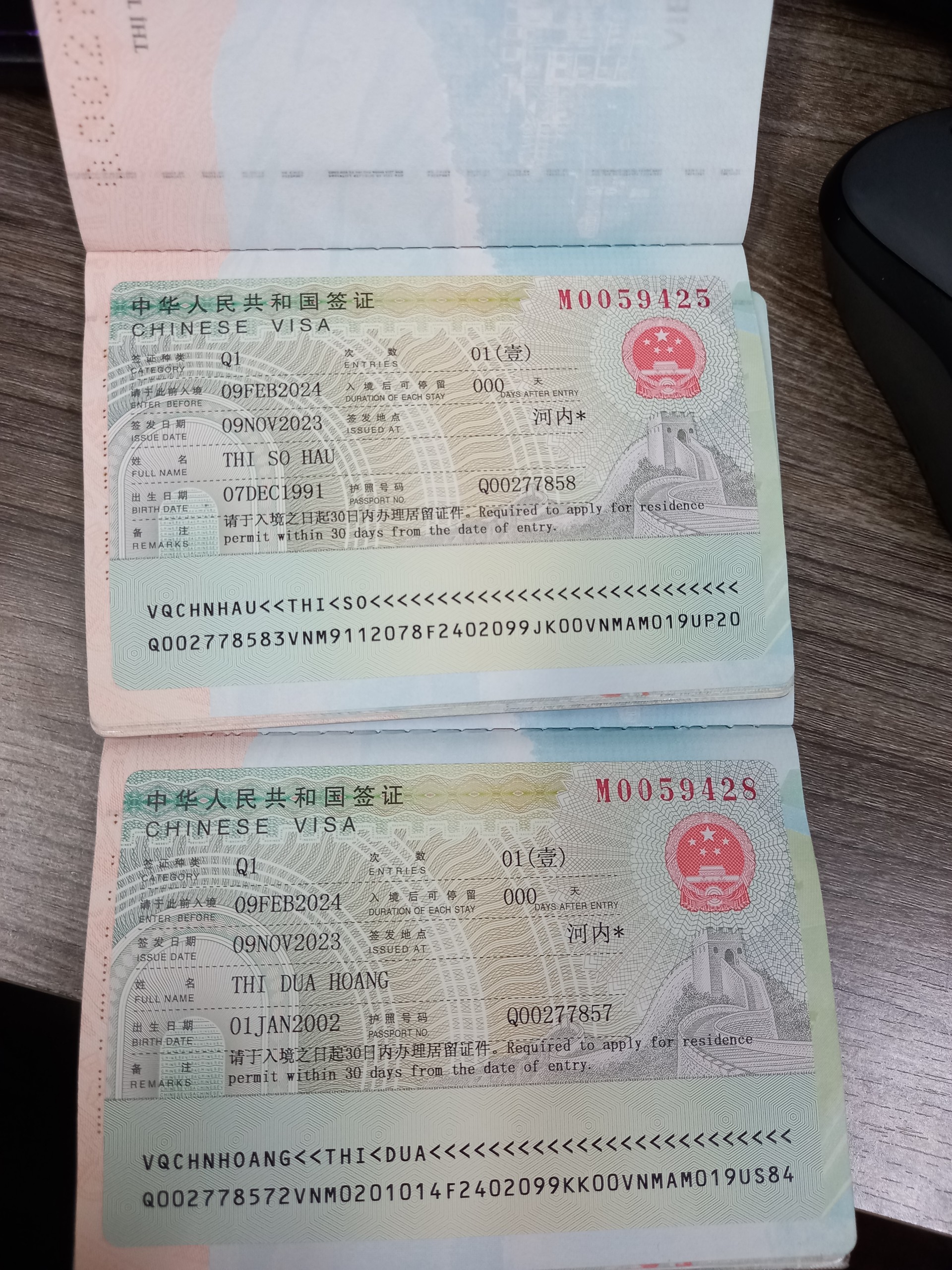 Visa Q1 | Visa Q1 Trung Quốc là gì? 