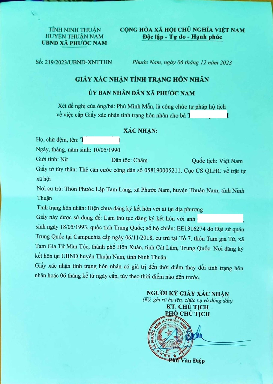 Chuẩn bị hồ sơ để thực hiện thủ tục đăng ký kết hôn tại Việt Nam