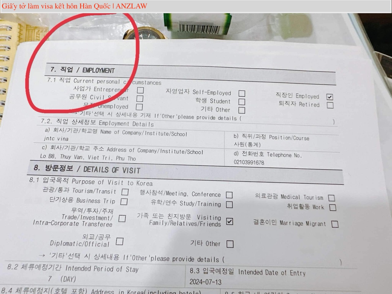 Chuẩn bị giấy tờ làm visa kết hôn Hàn Quốc | Anzlaw Chuẩn bị giấy tờ làm visa kết hôn Hàn Quốc | Anzlaw