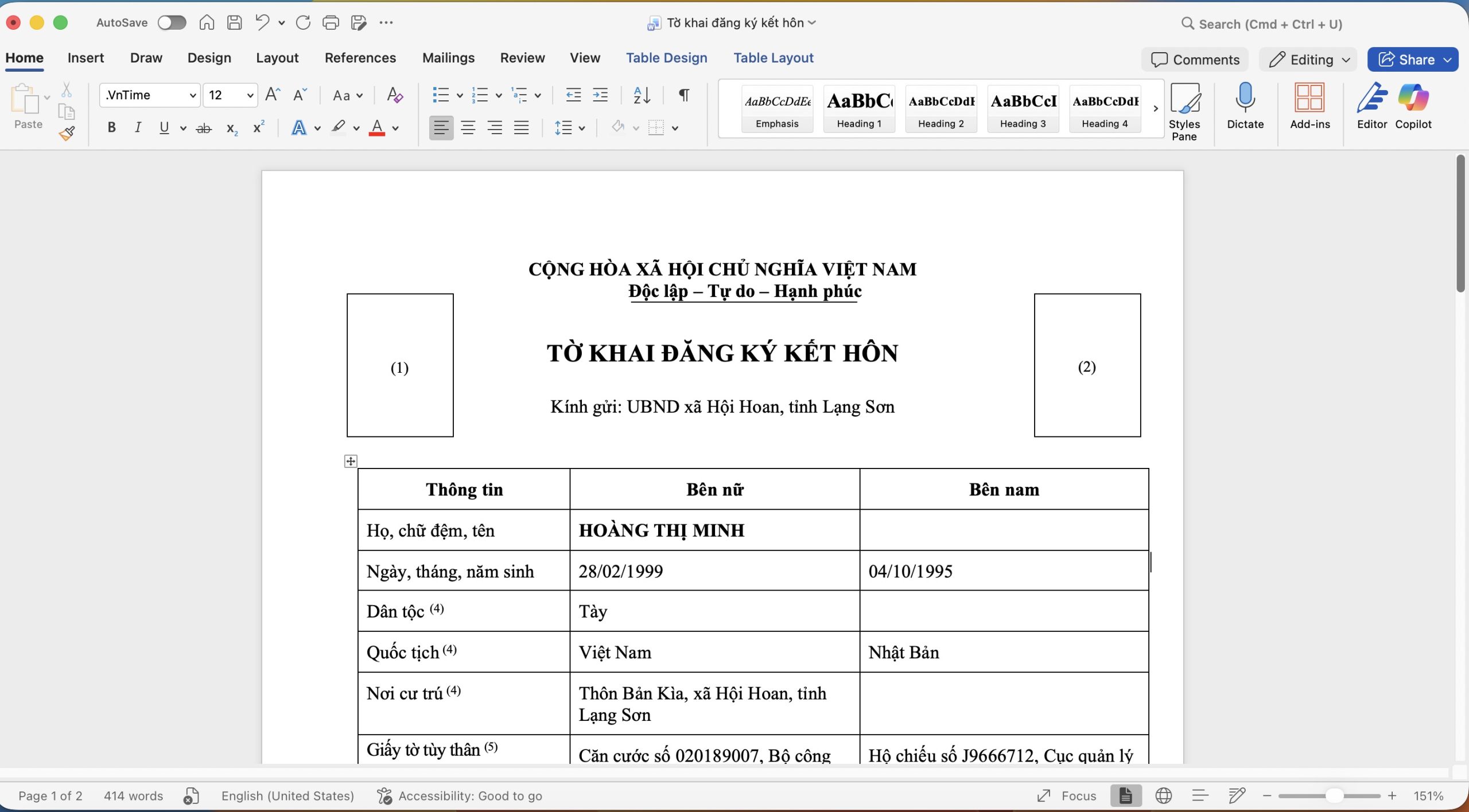 Chuẩn bị hồ sơ làm kết hôn với người Nhật Bản tại Việt Nam Chuẩn bị hồ sơ làm kết hôn với người Nhật Bản tại Việt Nam