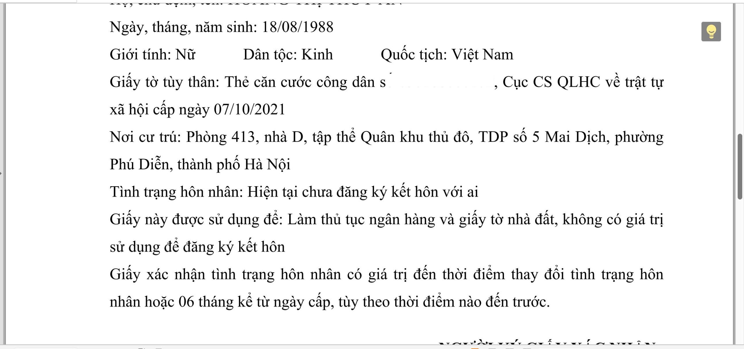 Có cần Giấy xác nhận tình trạng hôn nhân khi kết hôn không?